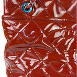 Chanel Patent Red Quilted S Shopper Tote 2013