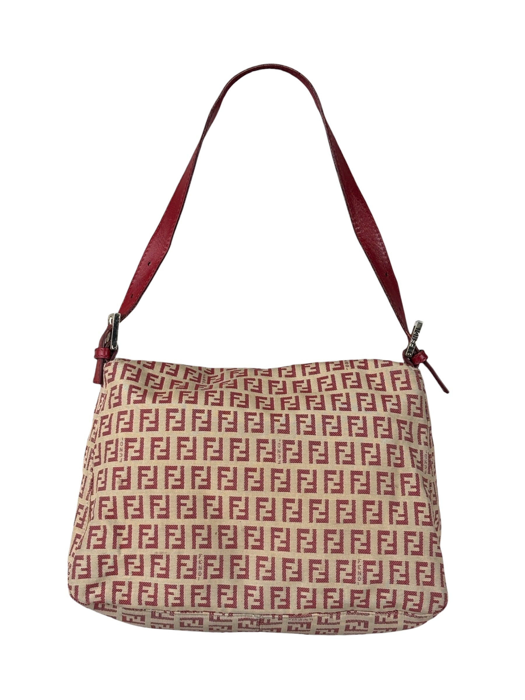 Fendi Vintage Red FF Mamma Baguette