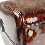 YSL Patent Leather Tortoise Shell Duffle