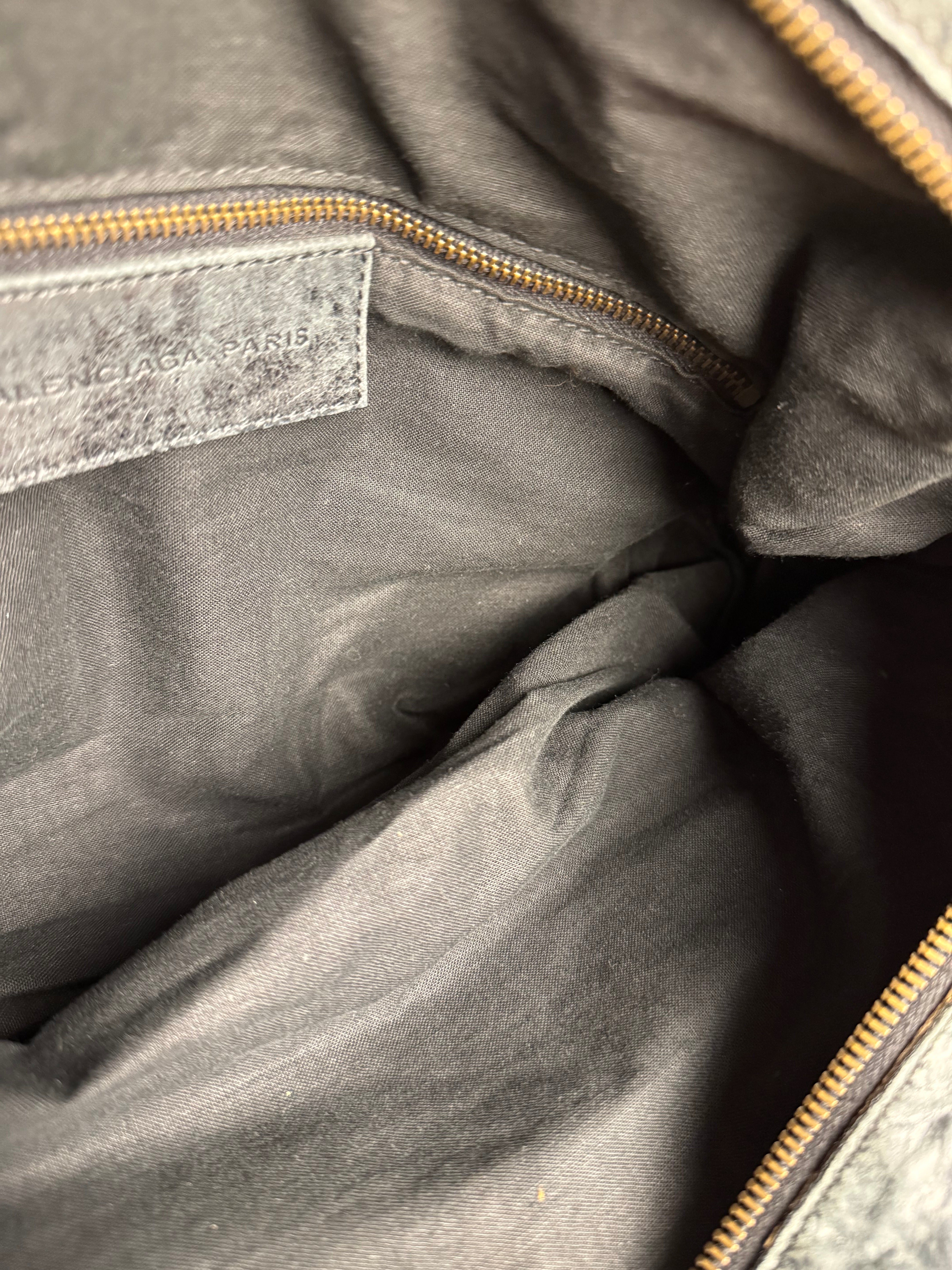 Balenciaga Vintage Dark Blue Leather Classic City Bag