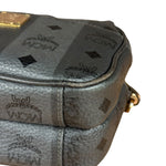 MCM Monogram Stripe Camera Crossbody