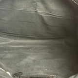 Balenciaga Vintage Black Leather Classic Square Zip Shoulder Tote Bag