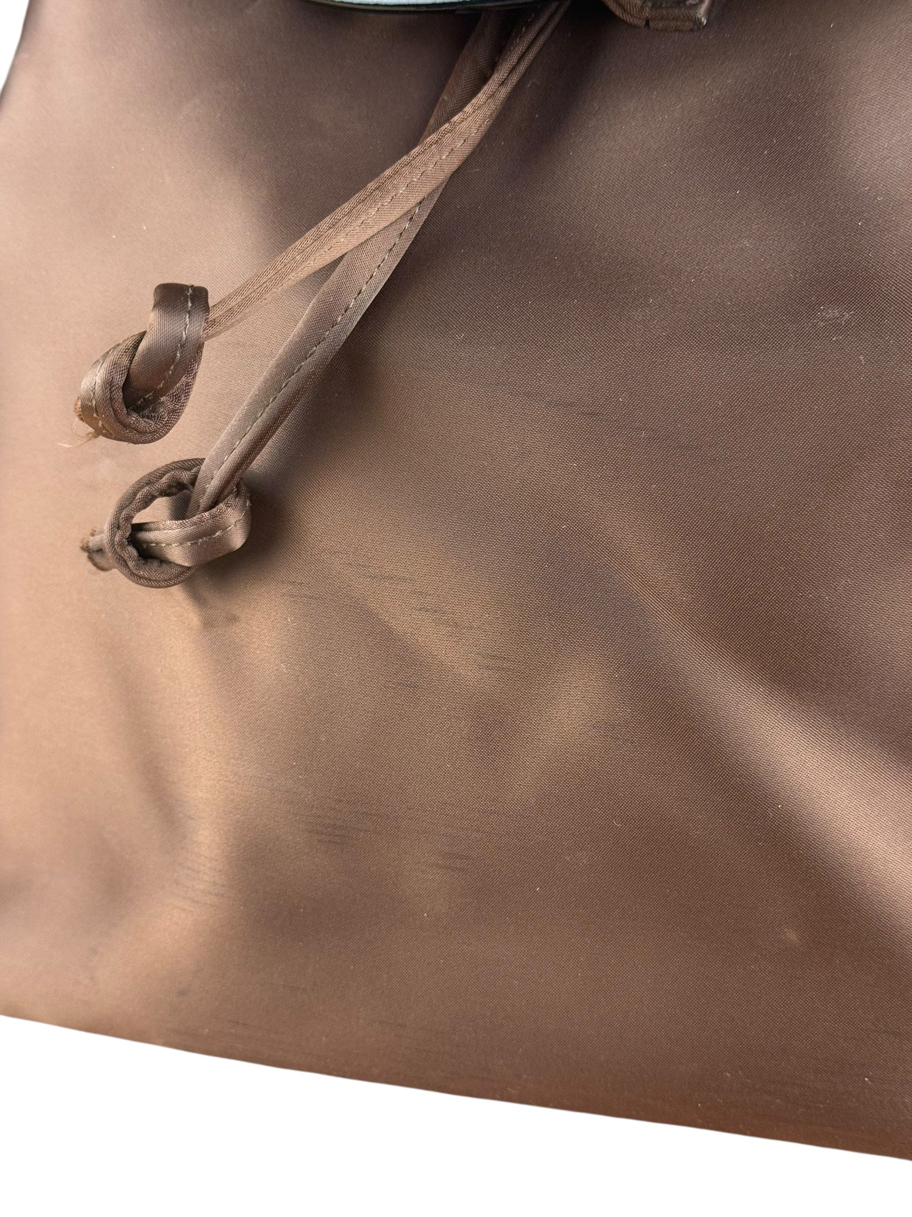 Balenciaga Vintage Brown Nylon Mini Backpack