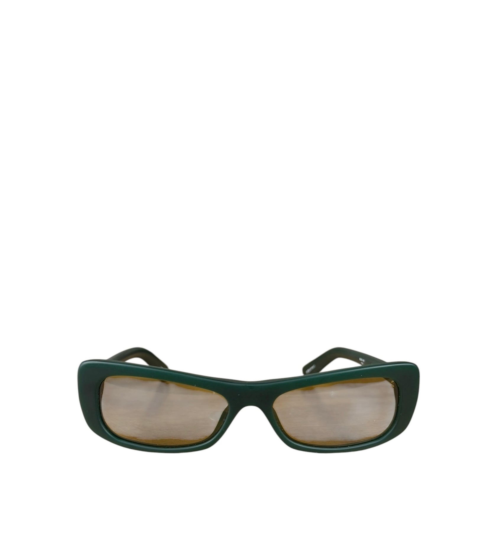 Jacquemus Dark Green Les Lunettes Capri Rectangle-Frame Sunglasses