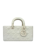 Christian Dior White Lady D-Joy Geometric 2Way Handbag