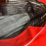 Prada Red Saffiano Leather 2Way Tote