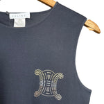 Celine Rhinestone Sleeveless Top