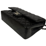 Chanel Black Quilted Leather Classic Medium Double Flap Bag 2017
