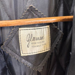 Gleman Vintage Black Leather Coat