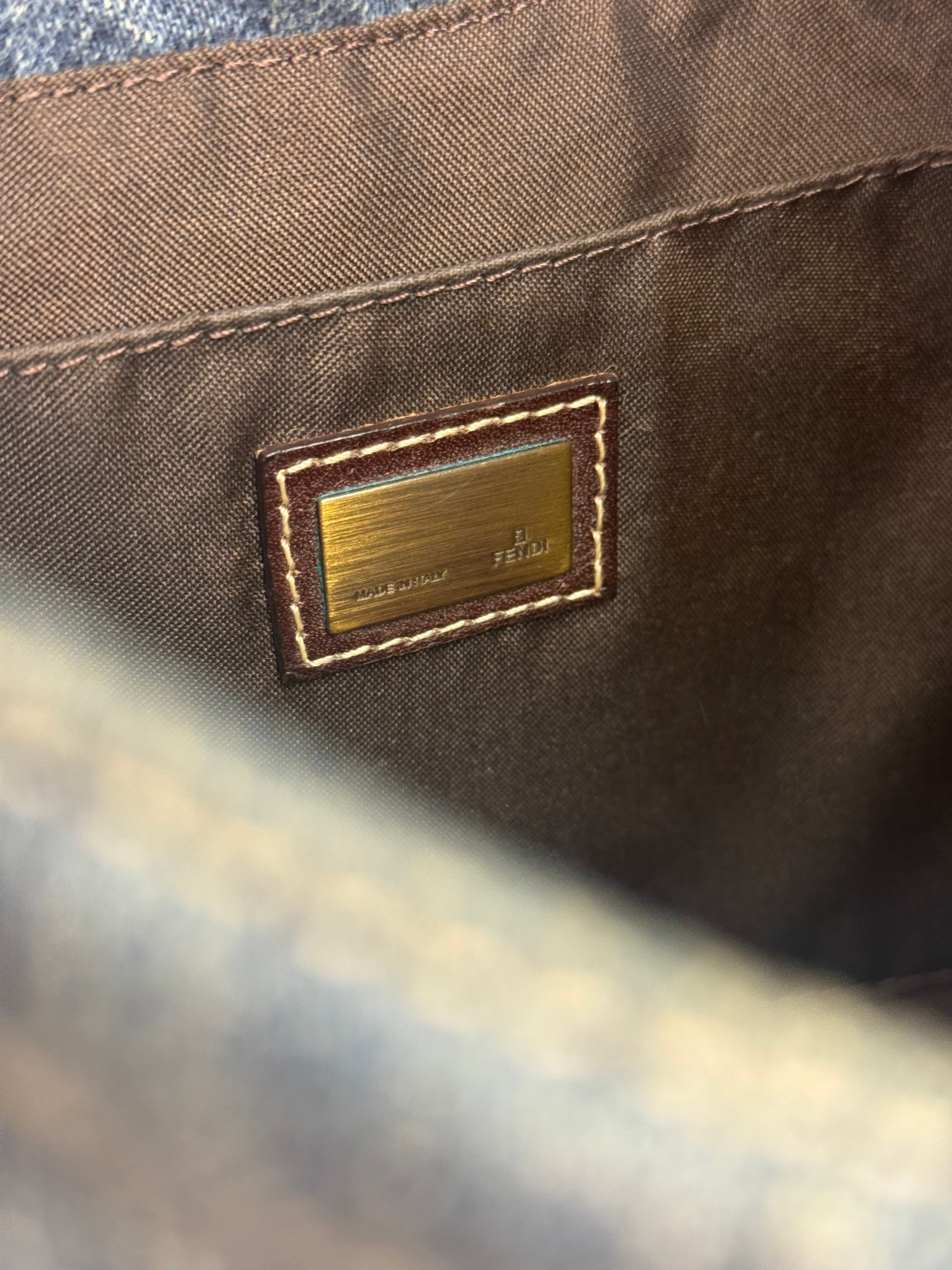 Fendi Denim Shoulder Bag