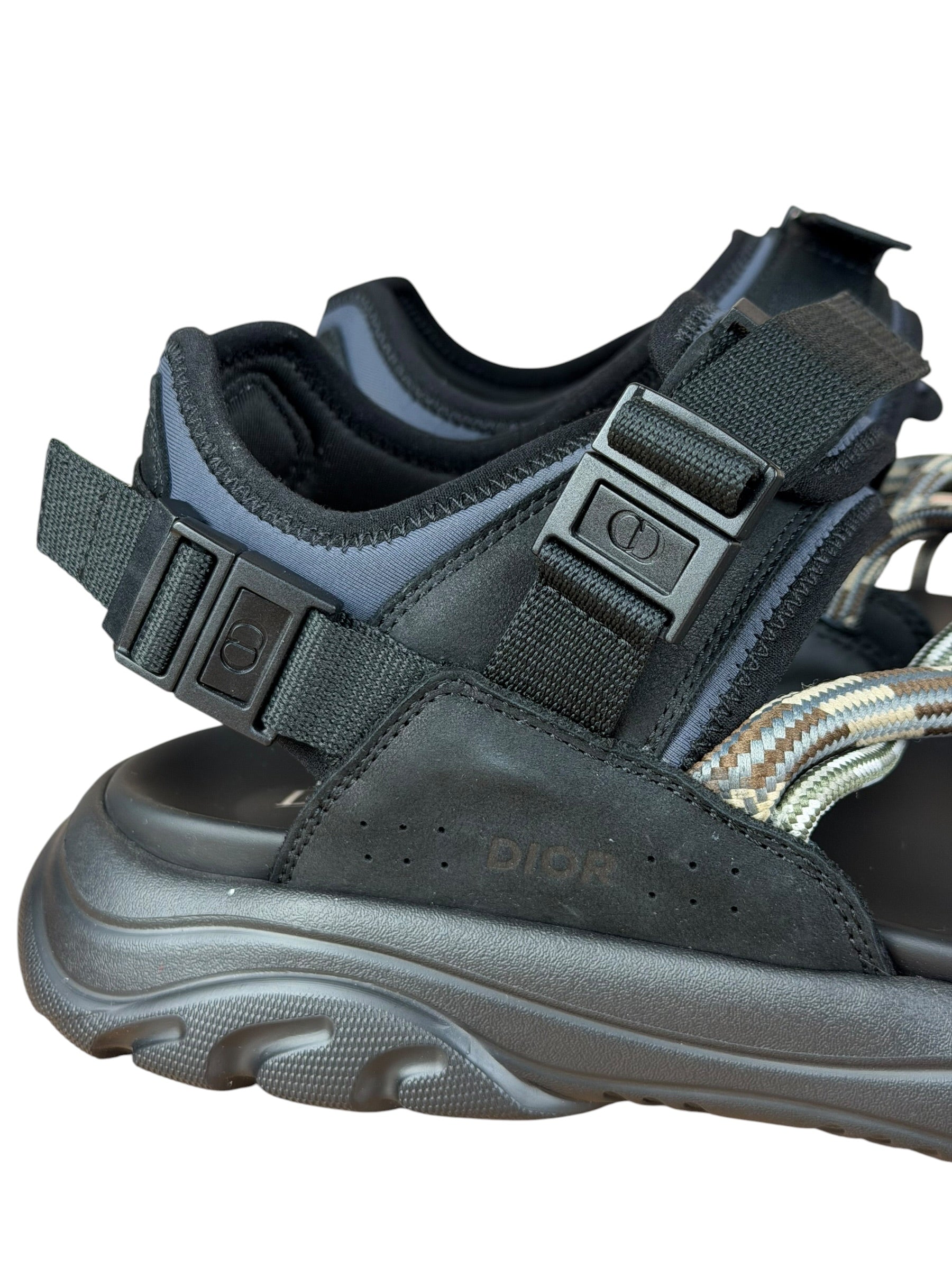 Christian Dior Black/Gray H-town Sandal