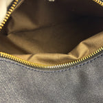 Chloe Dark Gray/Blue Harley Denim/Leather Crossbody Bag