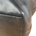 Coach Black Leather City Zip Tote Bag