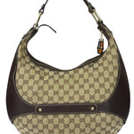 Gucci Brown GG Bamboo Amalfi Hobo Bag