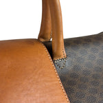 Celine Vintage Macadam Coated Canvas Weekender Travel Bag