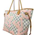 Louis Vuitton Limited Edition Pink Damier Azur Tahitienne Neverfull GM