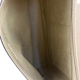 Fendi Cream Leather Latte Two-Way Bag