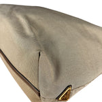 Prada Vintage Jacquard Logo Tote Brown