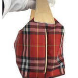 Burberry Vintage Red House Check Mini Handbag
