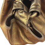 Loewe Vintage Metallic Brown Nappa Aire Hobo Tote Bag