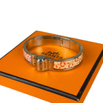 Hermes Charniere Enamel Hinged Bracelet/Cuff