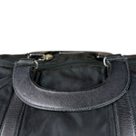 Prada Black Nylon Saffiano Travel Bag