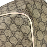 Gucci Beige/White Leather Trim GG Joy Boston Bag