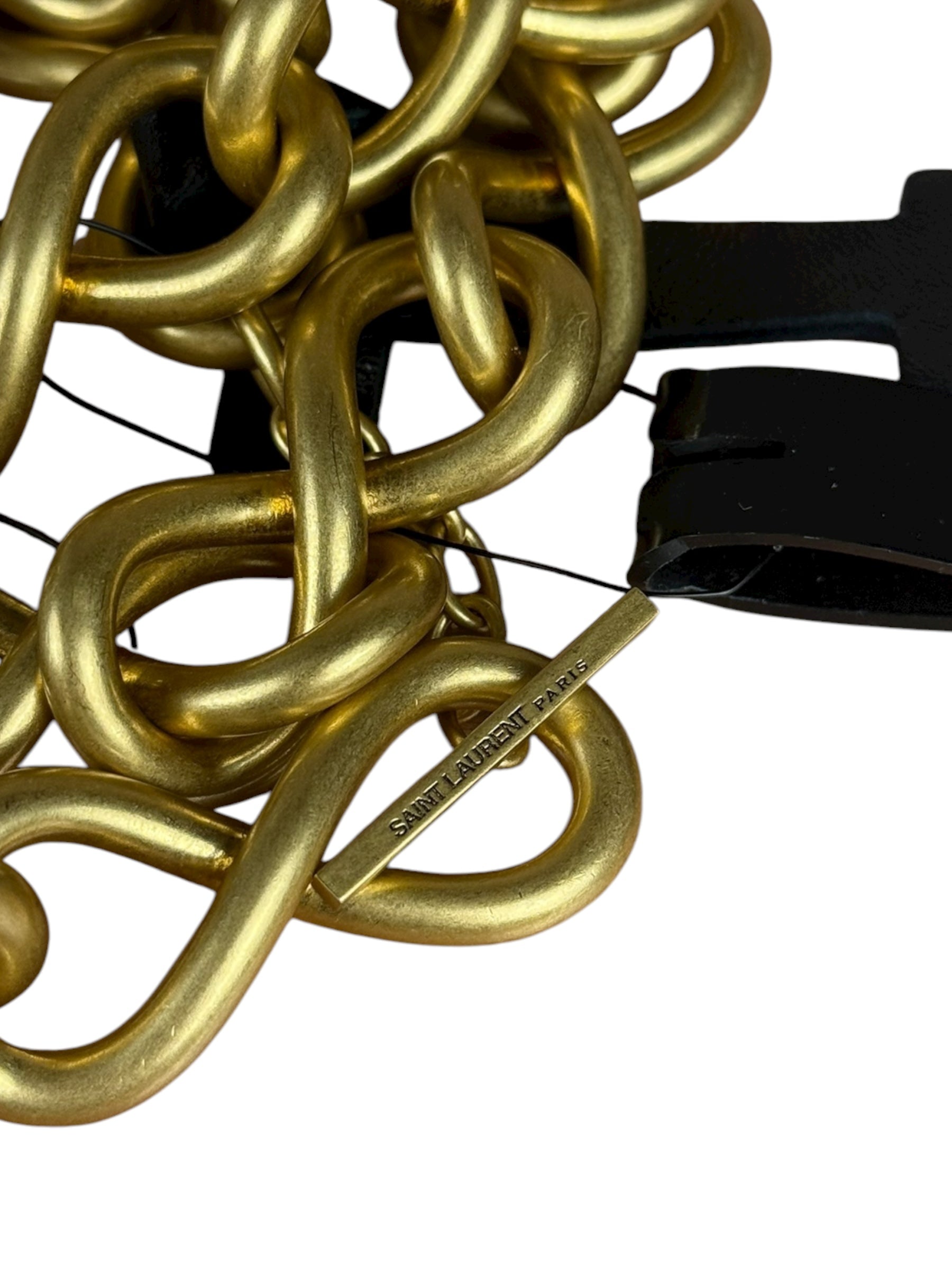 Yves Saint Laurent Belt Chain Gold Toned