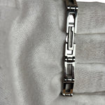 Gucci Vintage Black Dial Narrow Rectangular Link Watch 3900L
