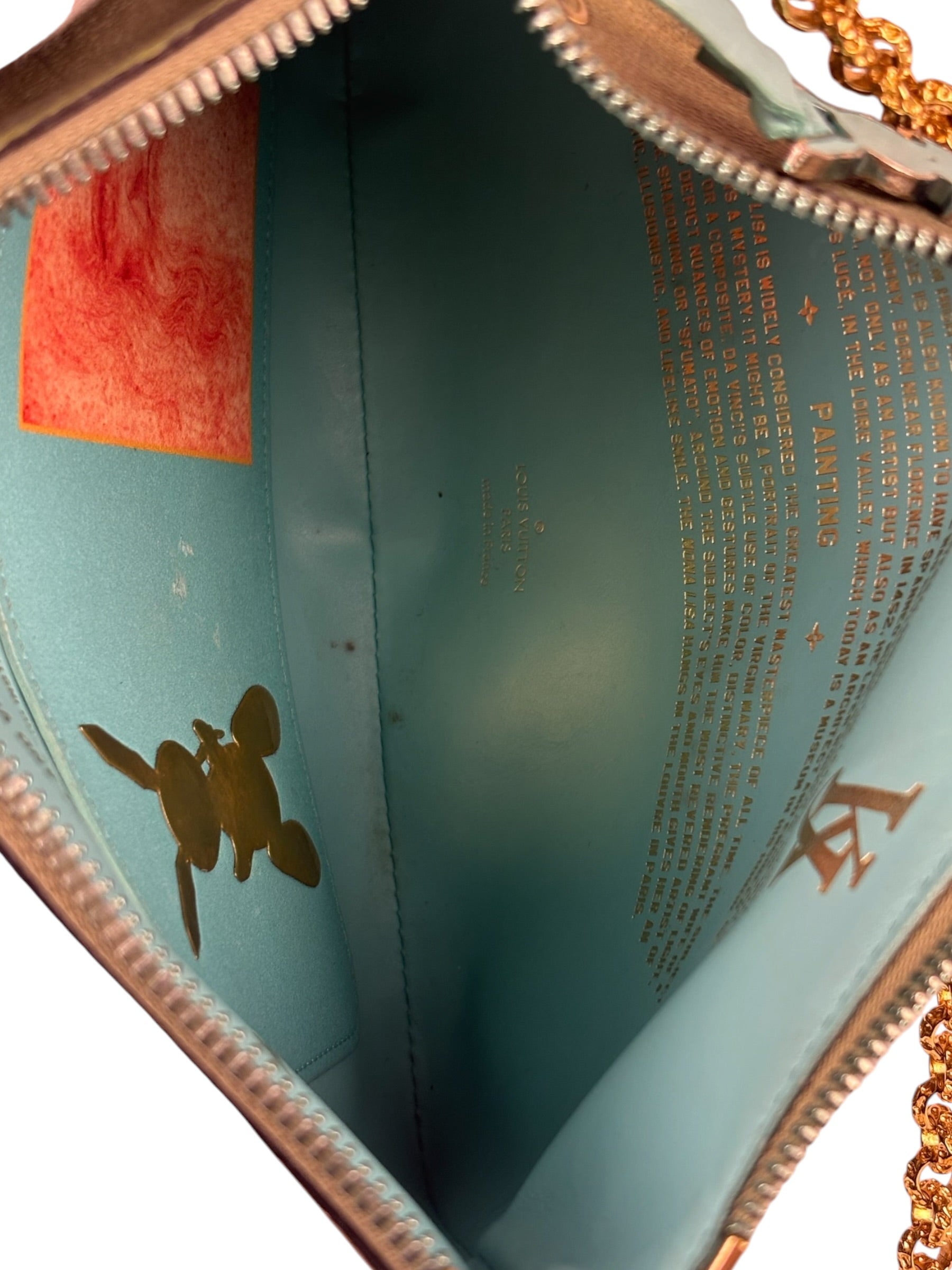 Louis Vuitton Masters Collection Da Vinci Limited Edition Pochette