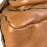 Chloe Caramel Tan Leather Paraty Medium Two-Way Bag