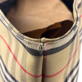 Burberry Vintage Nova Check Canvas Shoulder Tote