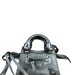 Balenciaga Nano City Bag Silver