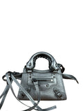Balenciaga Nano City Bag Silver