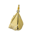 Bottega Veneta Yellow Calfskin Fortune Cookie Hobo