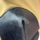 Gucci Vintage Brown Canvas Zip Tote