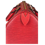 Louis Vuitton Castillian Red Epi Leather Speedy Mini Handbag