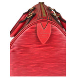 Louis Vuitton Castillian Red Epi Leather Speedy Mini Handbag