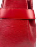 Louis Vuitton Red Epi Leather Castilian Sac D'Epaule Shoulder Bag