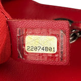 Chanel Red Quilted Leather Shoulder Bag 2016