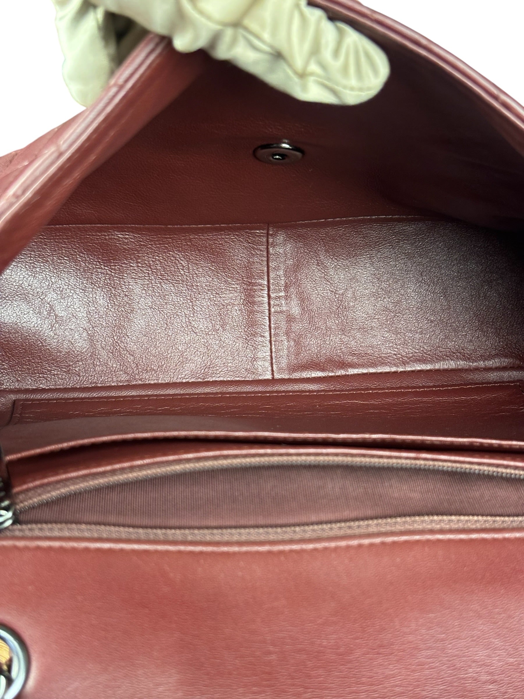 Chanel Burgundy Elementary Chic Flap 2018