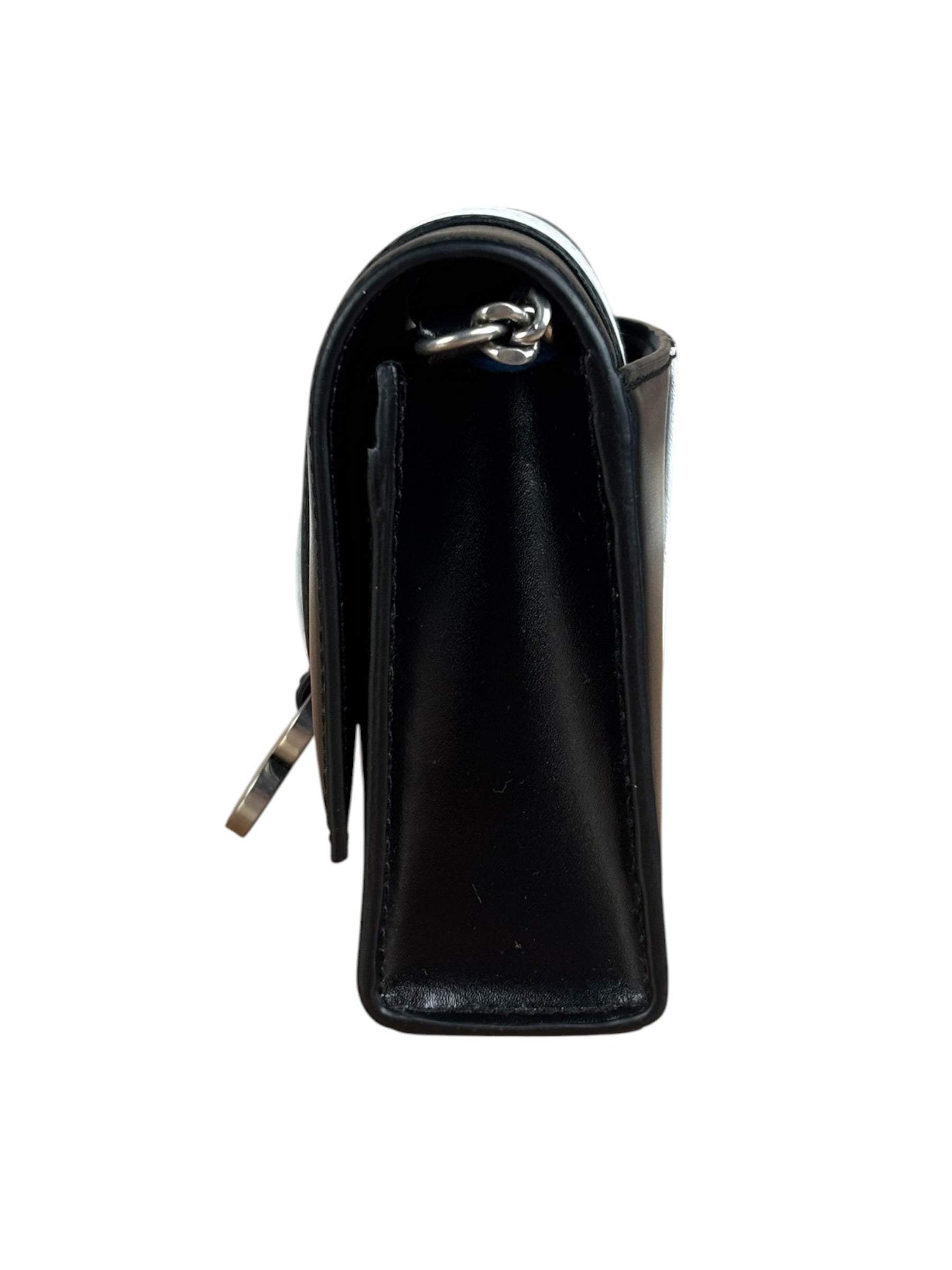 Balenciaga x Adidas Black Hourglass Wallet on Chain