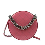 Chanel Pink Patent Leather Round as Earth Two-Way Bag 2018