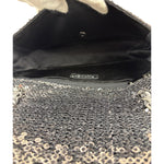 Chanel Silver Sequin East/West Flap Bag 2006