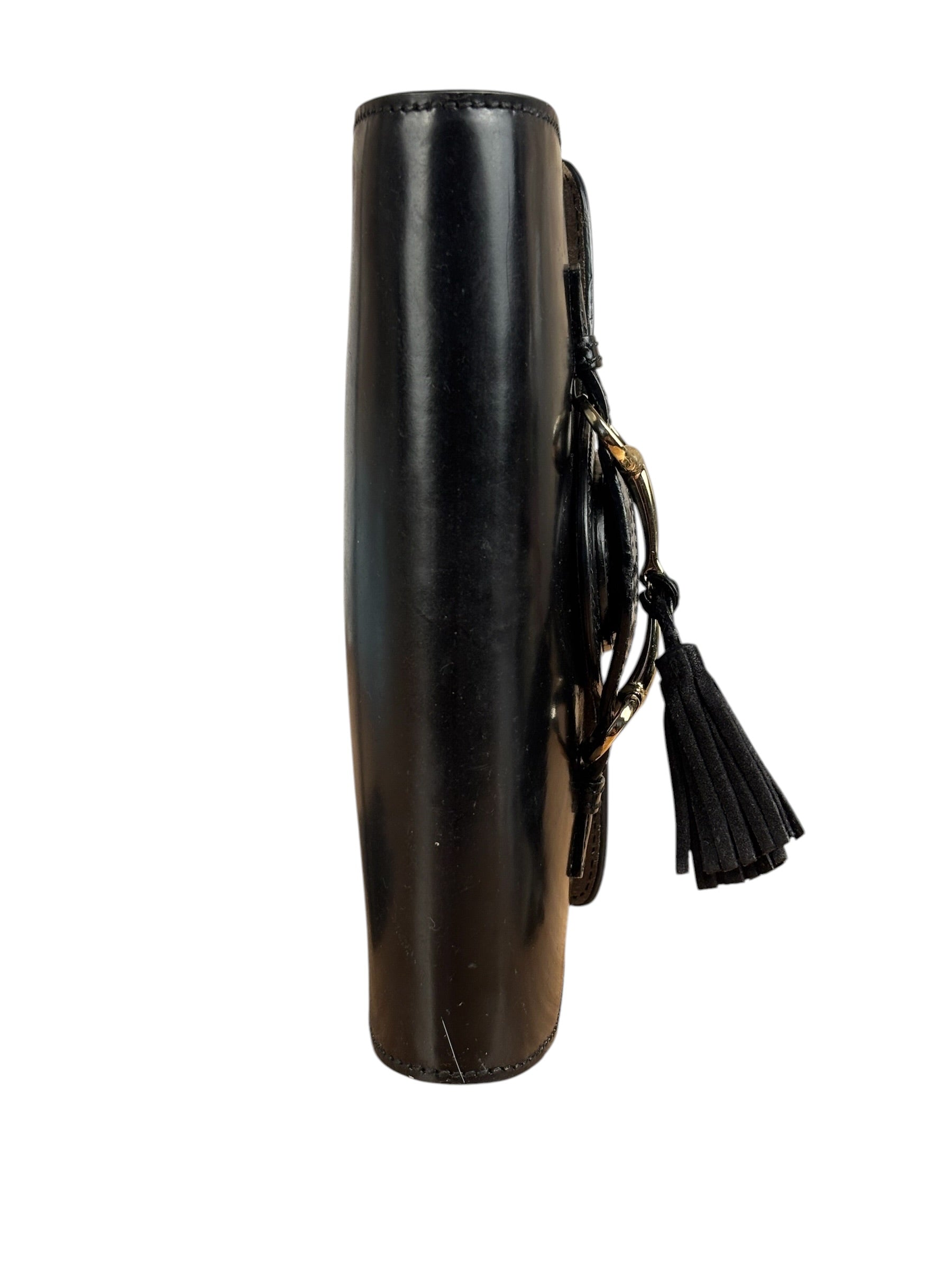 Gucci Black Leather Small Emily Chain Shoulder Bag