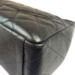 Chanel Black Quilted Leather Jumbo Classic Flap Bag 2009