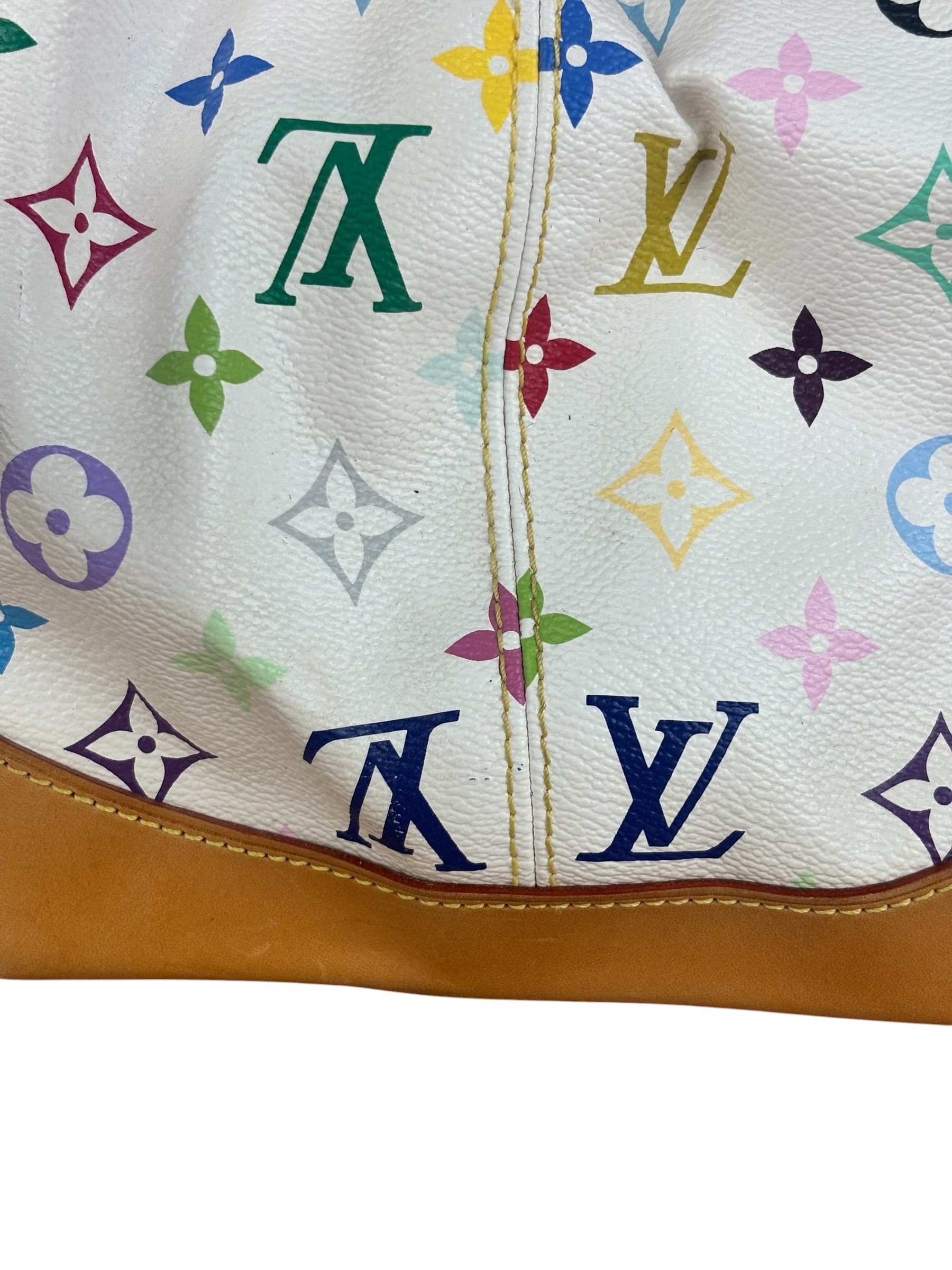 Louis Vuitton White Murakami Ursula Handbag