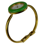 Gucci Interchangeable Bezel Watch Gold Plated Bangle