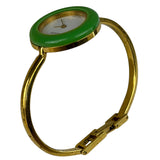 Gucci Interchangeable Bezel Watch Gold Plated Bangle
