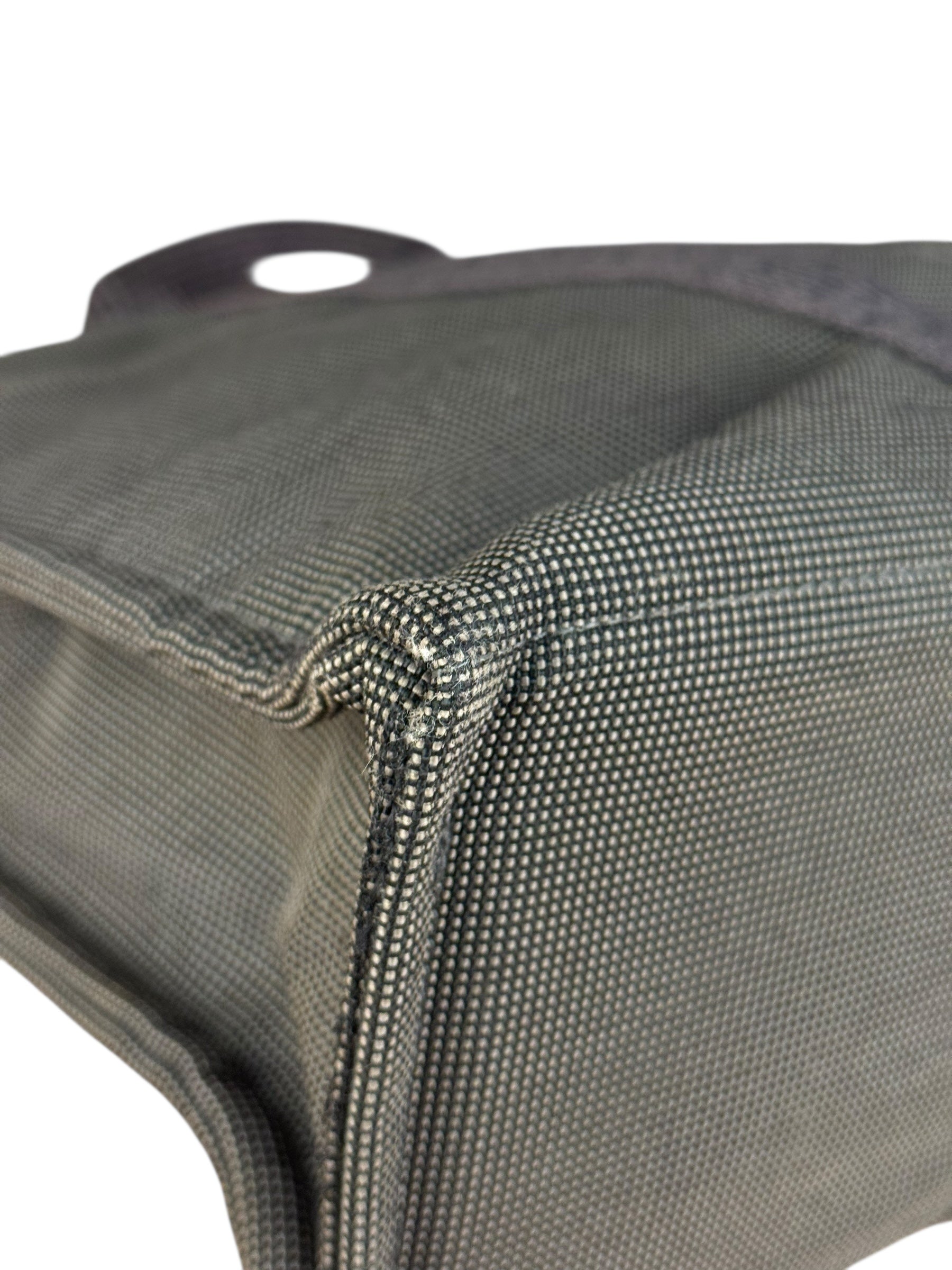Hermes Herline Canvas Tote Grey
